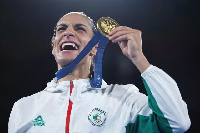 Imane Khelif, boxer engulfed in Olympics gender controversy, declares 'I am  a woman like any other woman' after winning gold - Yahoo Sports