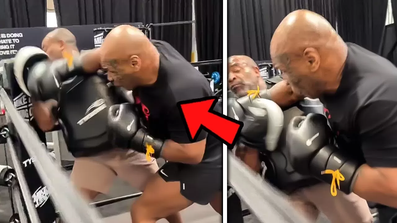 Mike Tyson Nearly KNOCKS OUT Trainer in New Footage - YouTube