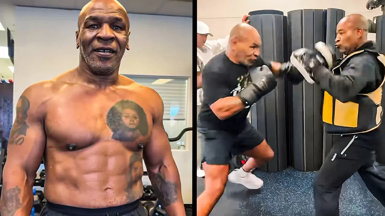 Mike Tyson JACKED PHYSIQUE At 58 | Training For Jake Paul Fight - YouTube