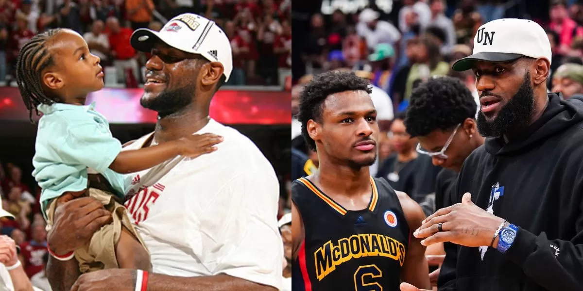 LeBron James and His Son Make NBA History as First Ever Father-Son Pairing  - 4CA