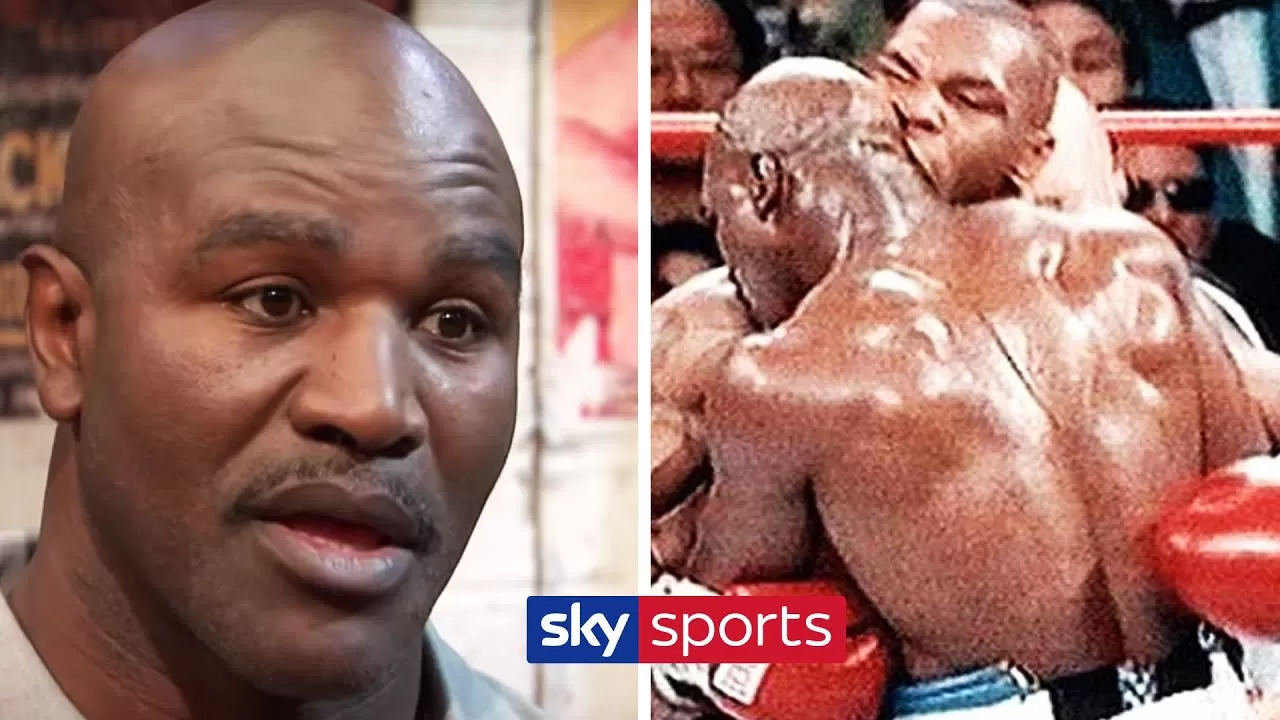 Evander Holyfield relives the moment Mike Tyson bit his ear | Ringside  Special - YouTube