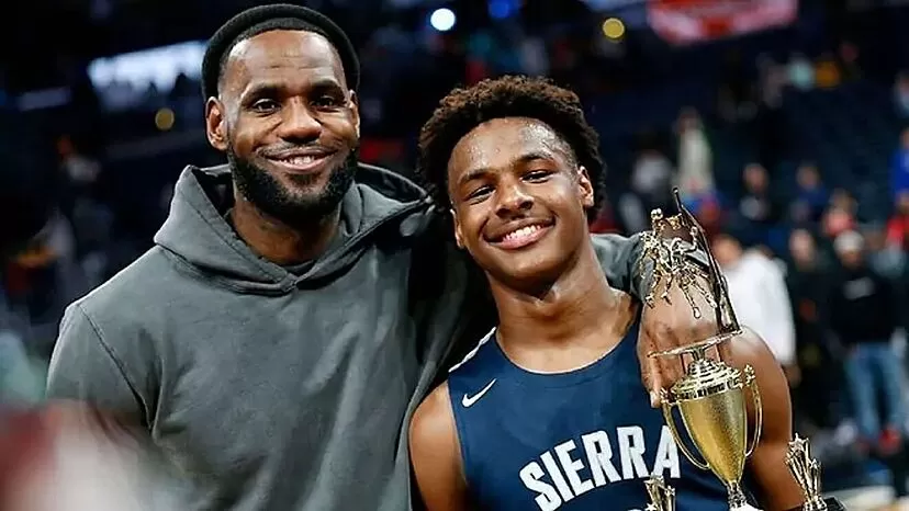 LeBron James' emotional message to Bronny James after USC debut: I'm  literally drained | Marca