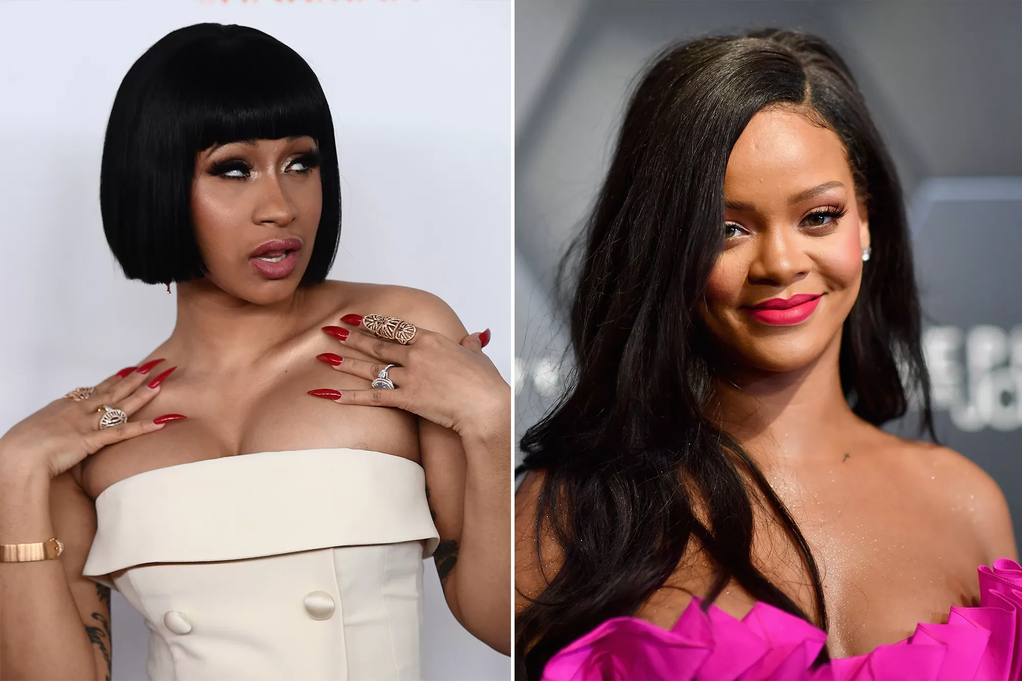 Rihanna thought Cardi B's over-the-top gloves looked 'ghetto'