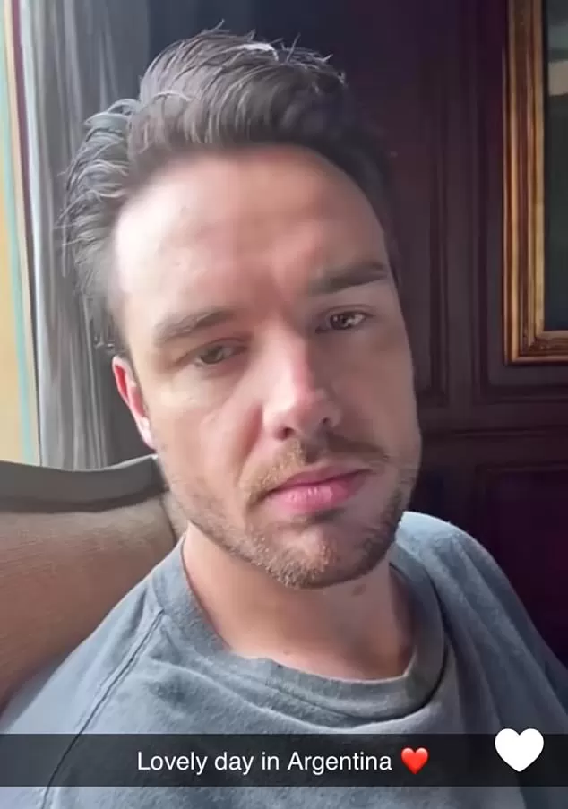 One of Liam Payne's final selfies in Buenos Aires was captioned: 'Lovely day in Argentina'