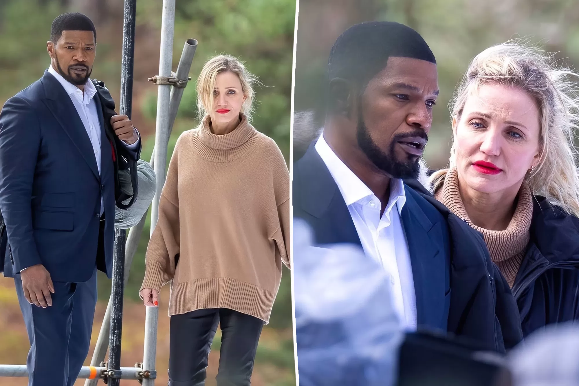 Cameron Diaz, Jamie Foxx pictured together after his 'meltdown'