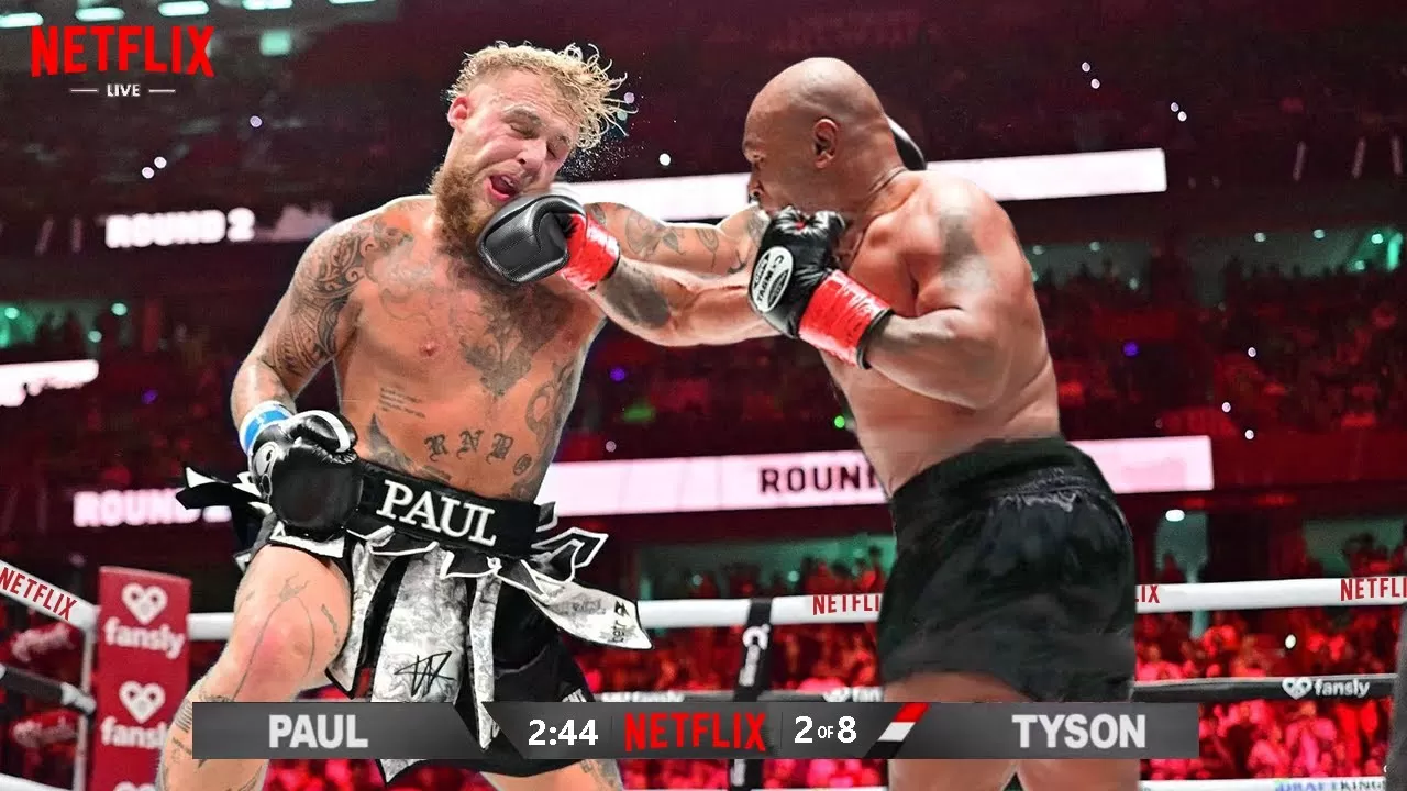 Mike Tyson VS Jake Paul BRUTAL KO Highlights | FULL FIGHT NETFLIX 2024