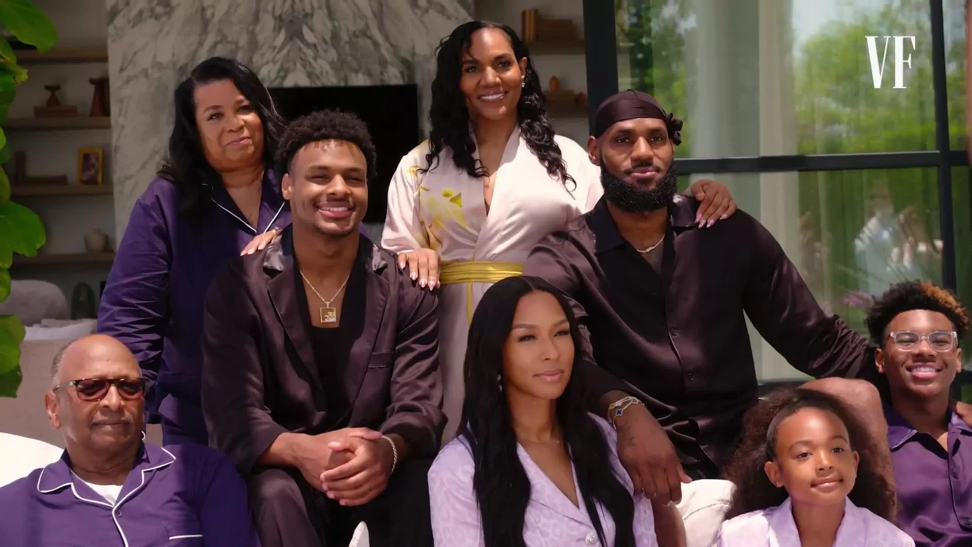 Watch Behind the Scenes with LeBron James and His Family at Home | Vanity  Fair