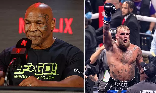 Mike Tyson breaks his silence on Jake Paul's win over Mike Perry as he  sends chilling warning to The Problem Child ahead of November clash | Daily  Mail Online