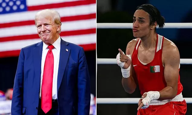 Donald Trump taunts Imane Khelif by calling Olympic boxer 'he' and claims  she's transgender after winning gold | Daily Mail Online