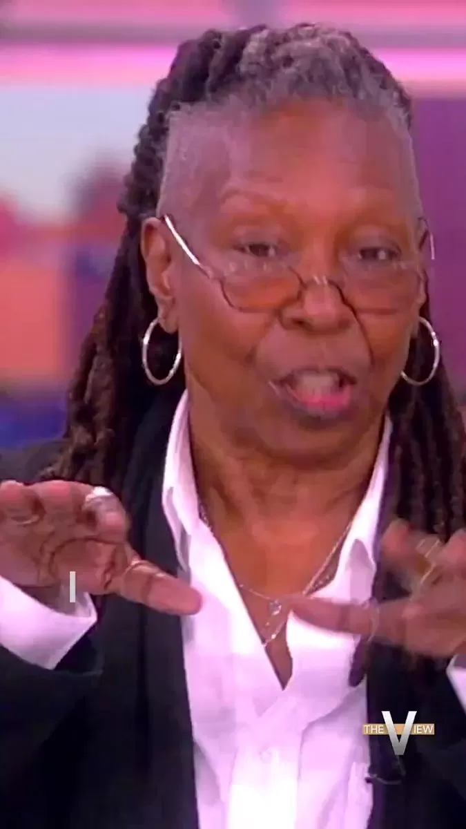 The View on X: "#WhoopiGoldberg reacts to former Pres. Trump attacking her  on social media: "I'm not going anywhere...it's not for the reason,  snowflake, it's not for the reason you might think."