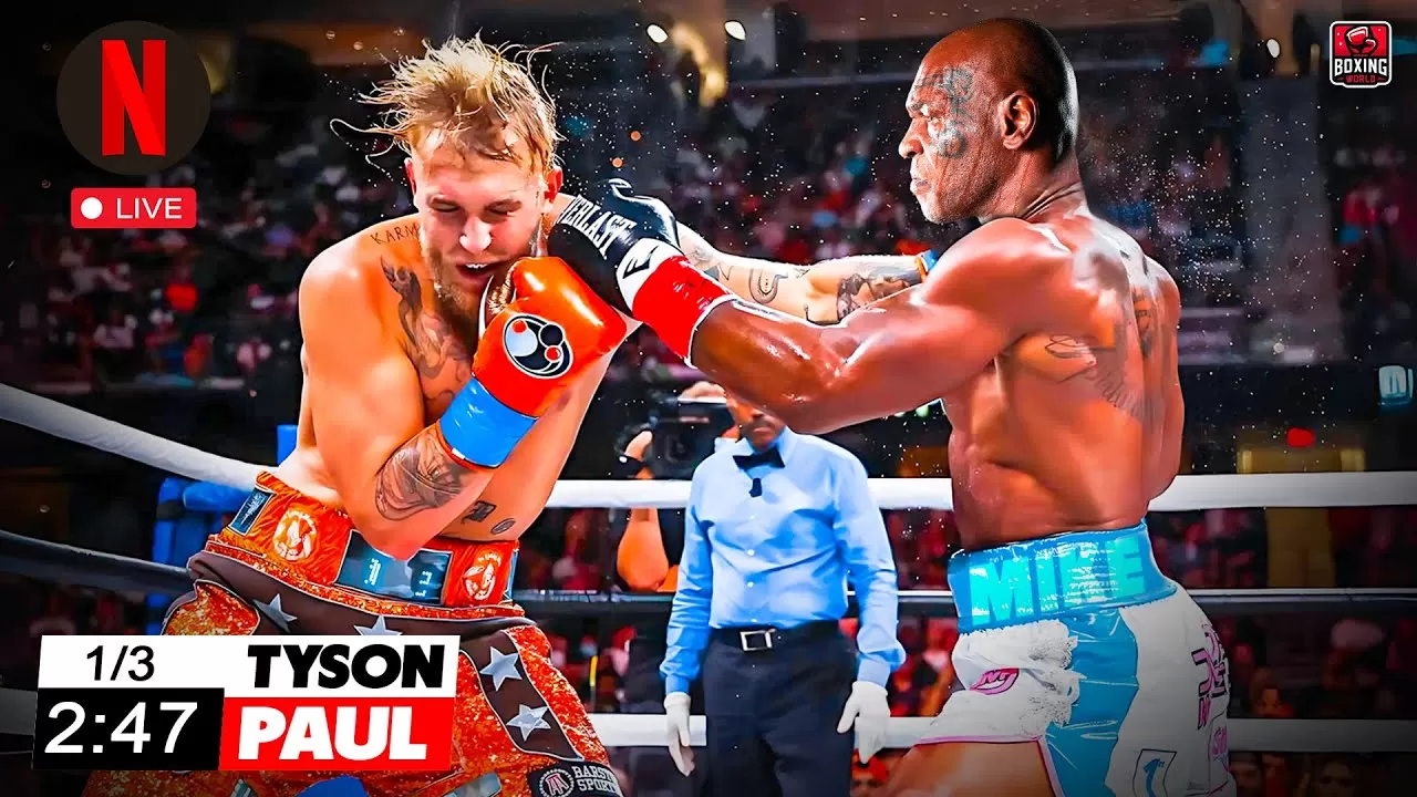 Jake Paul VS Mike Tyson FULL FIGHT HIGHLIGHTS KNOCKDOWN 2024!