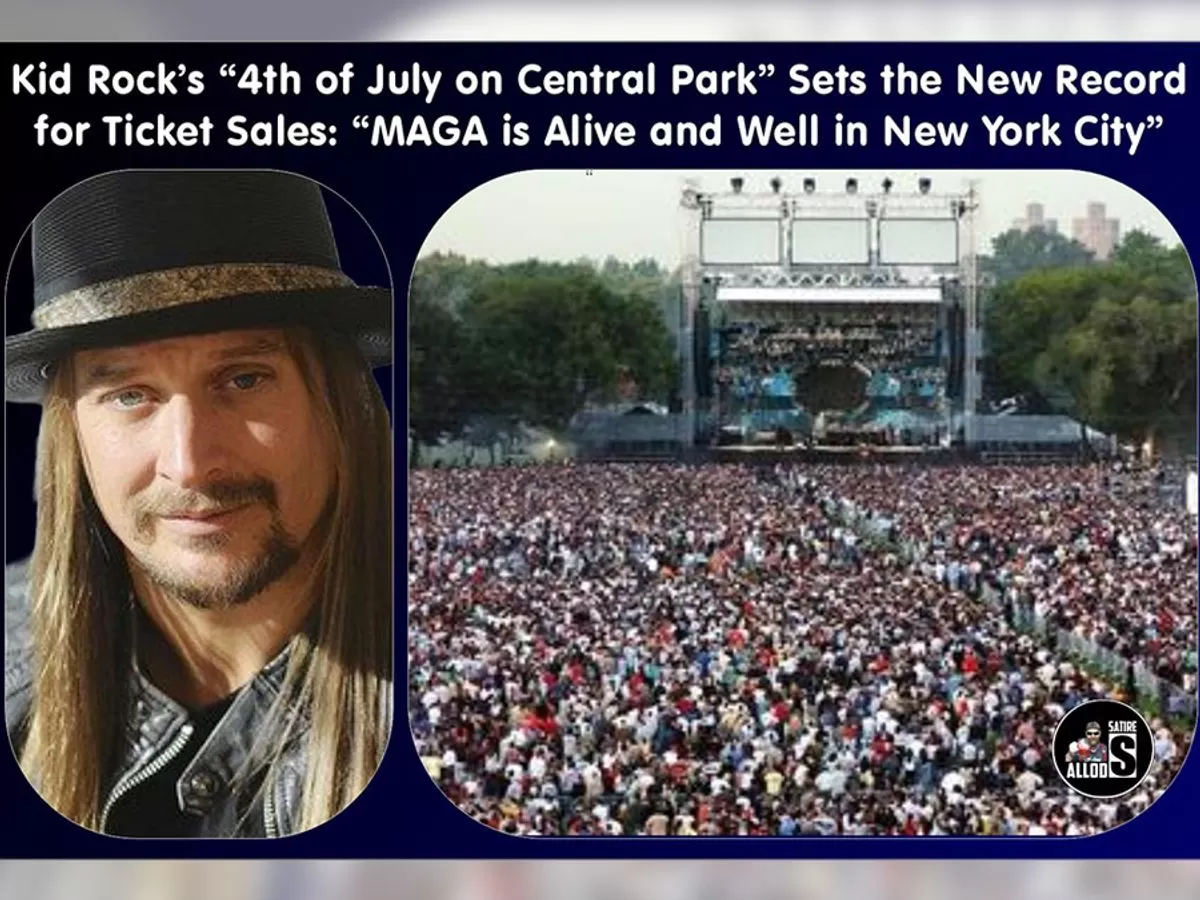 Kid Rock's 'Fourth of July on Central Park' Concert Set New Record for Ticket Sales in 2024? | Snopes.com