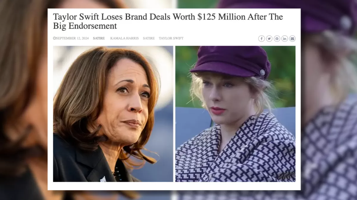 Taylor Swift Lost $125M in Brand Deals for 'Big Endorsement'? | Snopes.com