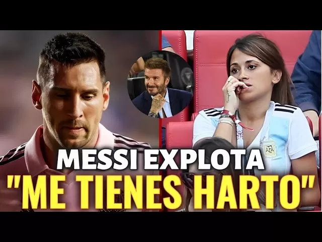 💥DAVID BECKHAM: ¿EL MOTIVO DETRÁS DE LA CRISIS ENTRE Lionel Messi y  Antonella?💣 - YouTube