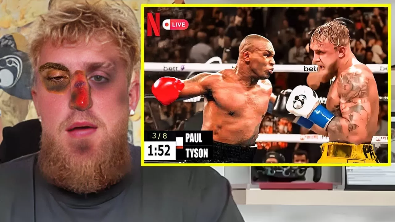 Jake Paul First Words After Mike Tyson Loss - Full Fight Recap - YouTube