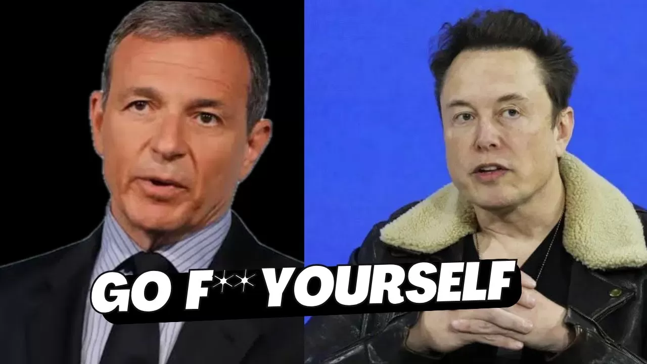 Elon Musk Curses At Disney CEO Bob IGER ! HILARIOUS - YouTube