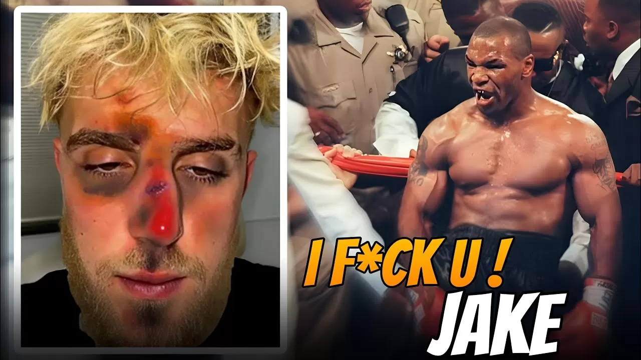 Mike Tyson Just PUNCHED Jake Paul After Mocking His Daughter - YouTube