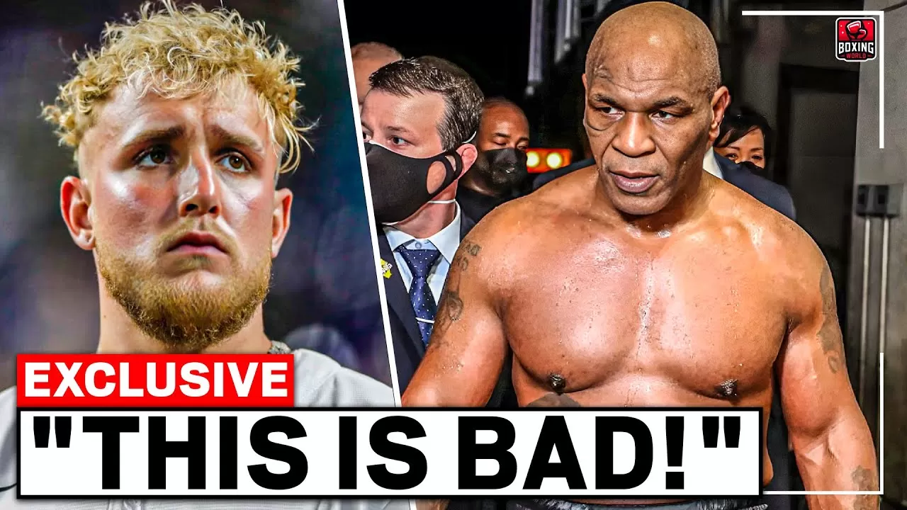 Jake Paul SIDELINED After Mike Tyson LEAKED BIZARRE Training Footage -  YouTube