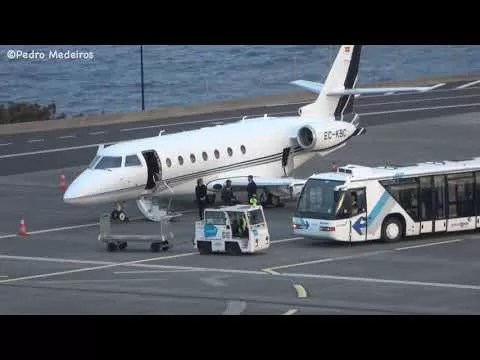 CRISTIANO RONALDO PRIVATE JET at Cristiano Ronaldo Airport - YouTube