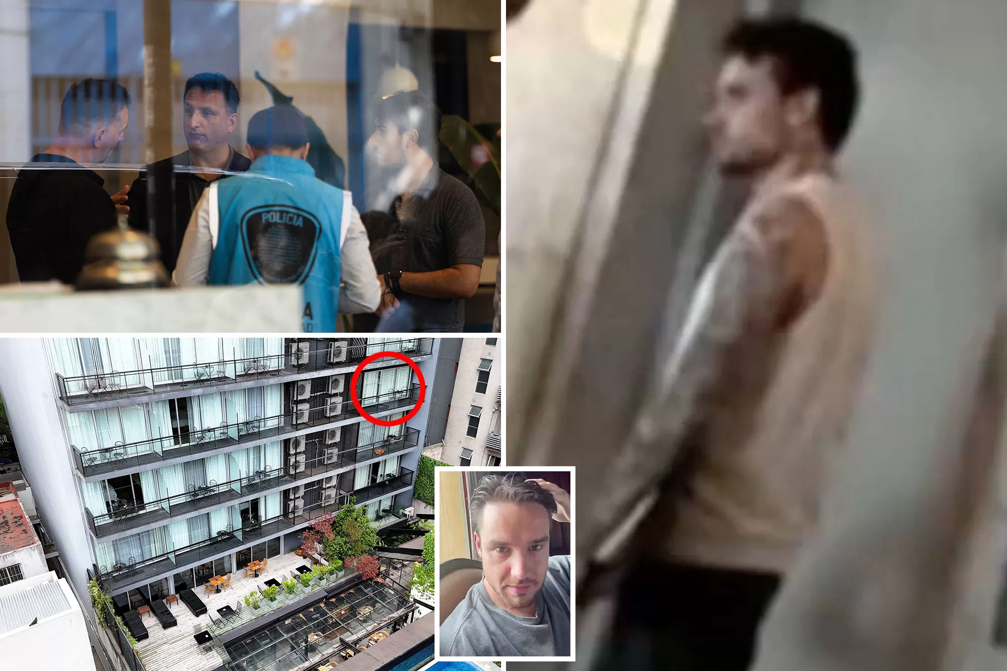 Liam Payne's fall to his death was captured by CCTV, Argentinian media says