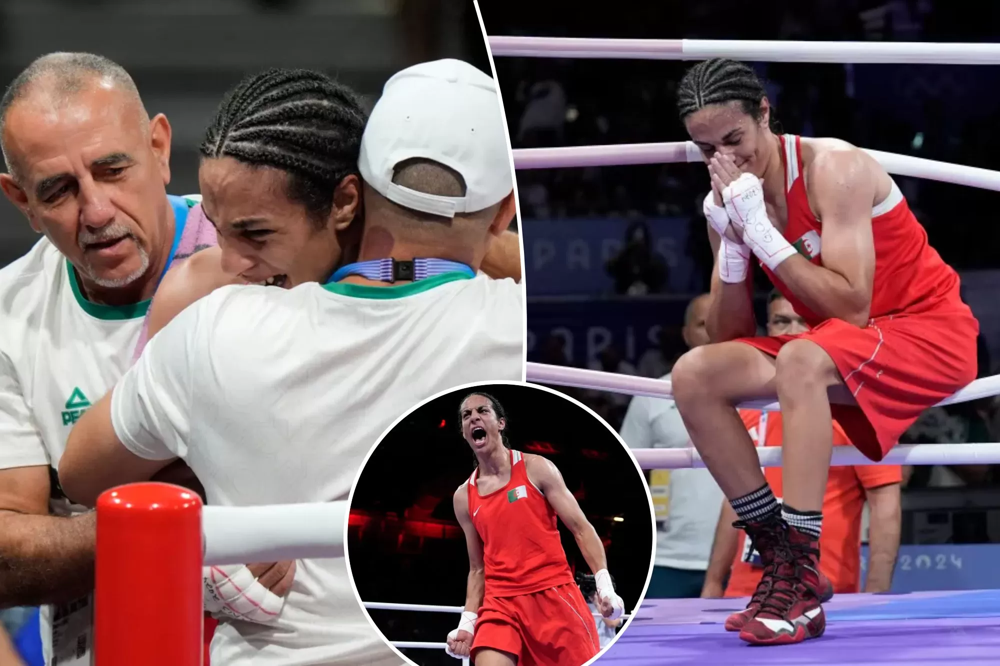 Imane Khelif bursts into tears after securing Olympic medal with  quarterfinal win