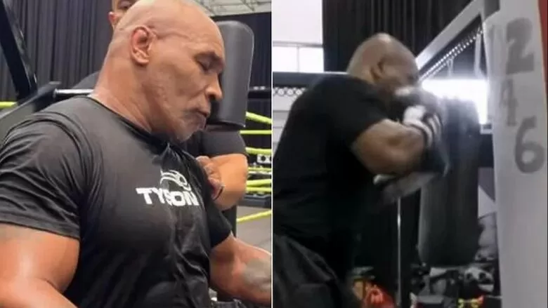 Mike Tyson enters the final stage of preparation for the fight against Jake  Paul, he looks really scary - Telegraph - Telegraph