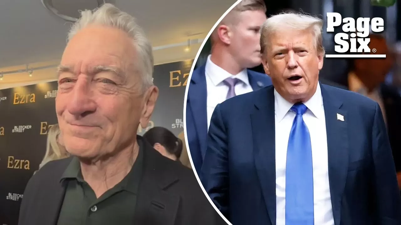 Robert De Niro reacts to Donald Trump's guilty verdict: 'Justice has been  served' - YouTube