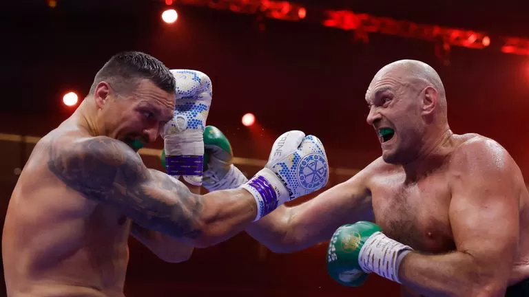 Fight date set for Tyson Fury's rematch with Oleksandr Usyk | World News |  Sky News