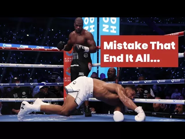 The ONE Mistake That Cost Anthony Joshua the Fight! - YouTube