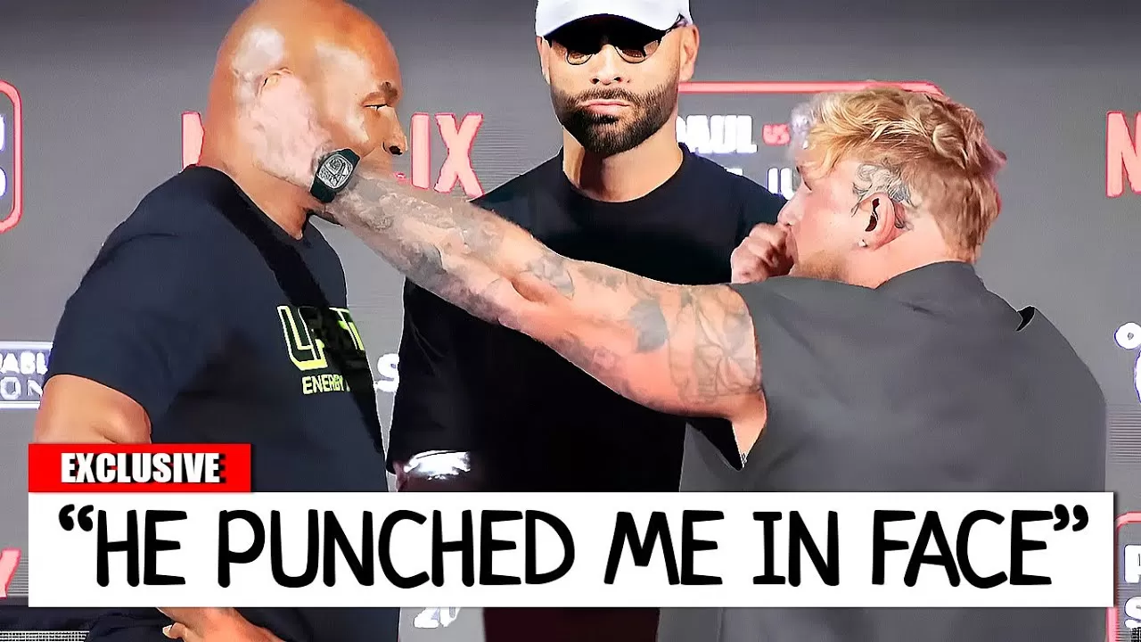 HE PUNCHED ME" Mike Tyson On Jake Paul Confrontation - YouTube