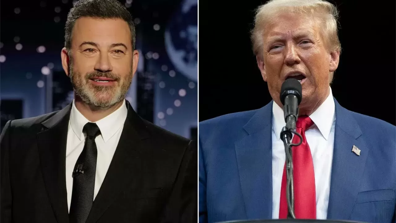 Jimmy Kimmel shuts down Donald Trump claiming to appear on his talk show 'a  lot' 'He loves telling - YouTube