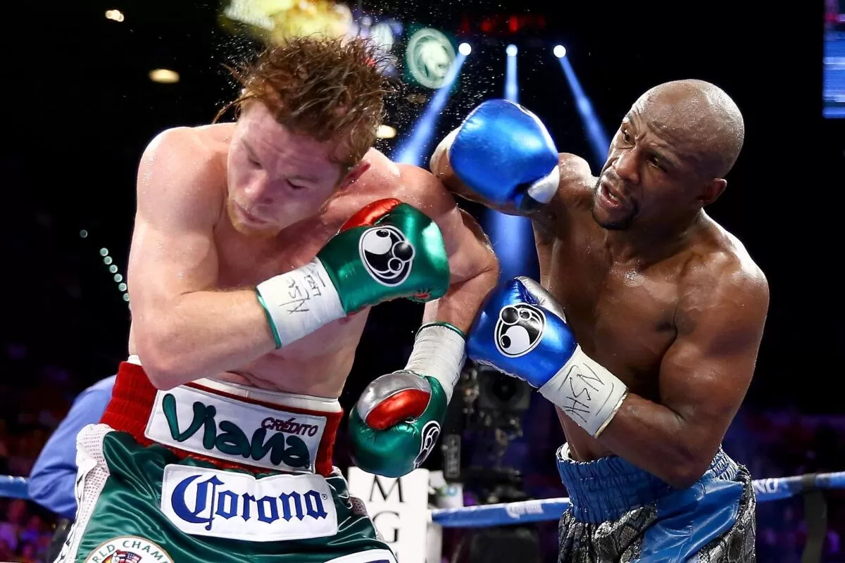 Floyd Mayweather Jr.'s greatest fights No. 3: Saul 'Canelo' Alvarez - Los  Angeles Times