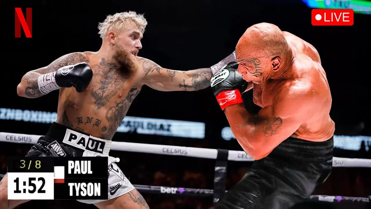 Mike Tyson VS. Jake Paul Full Fight HIGHLIGHTS | Netflix 2024 - YouTube