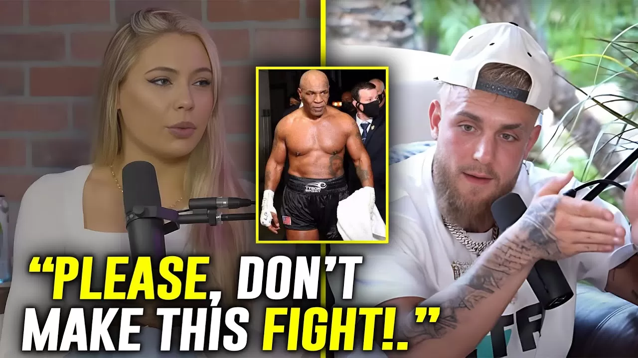 Jake Paul Girlfriend Begs him to CANCEL Fight After Seeing Tyson's Training..  - YouTube