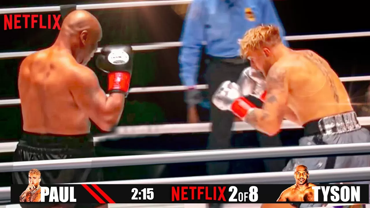 Mike Tyson vs. Jake Paul: FULL FIGHT HIGHLIGHT | The Showdown Netflix 2024  - YouTube