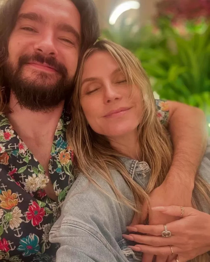 Heidi Klum and her husband, Tom Kaulitz. Photo: Heidi Klum's Instagram