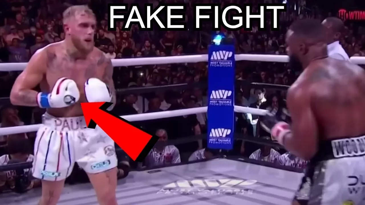 PROOF Jake Paul vs Tyron Woodley was RIGGED!!! (WOW) - YouTube