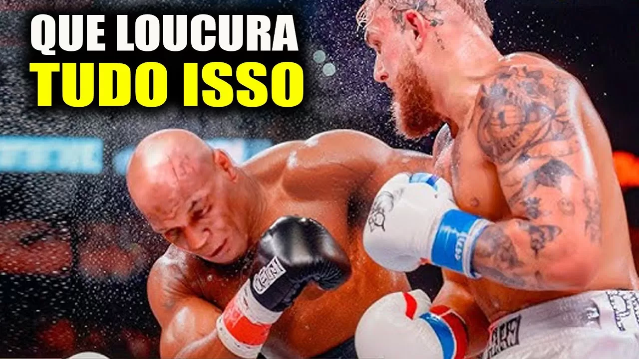 JAKE PAUL NOCAUTEIA MIKE TYSON na LUTA DE BOXE AO VIVO na NETFLIX?????