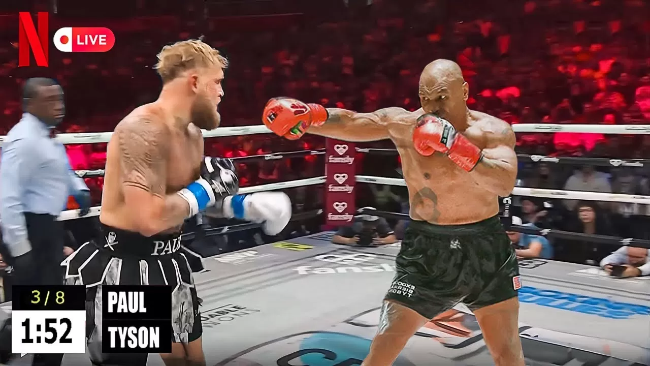 Jake Paul VS Mike Tyson - FULL FIGHT HIGHLIGHTS (Netflix 2024) - YouTube