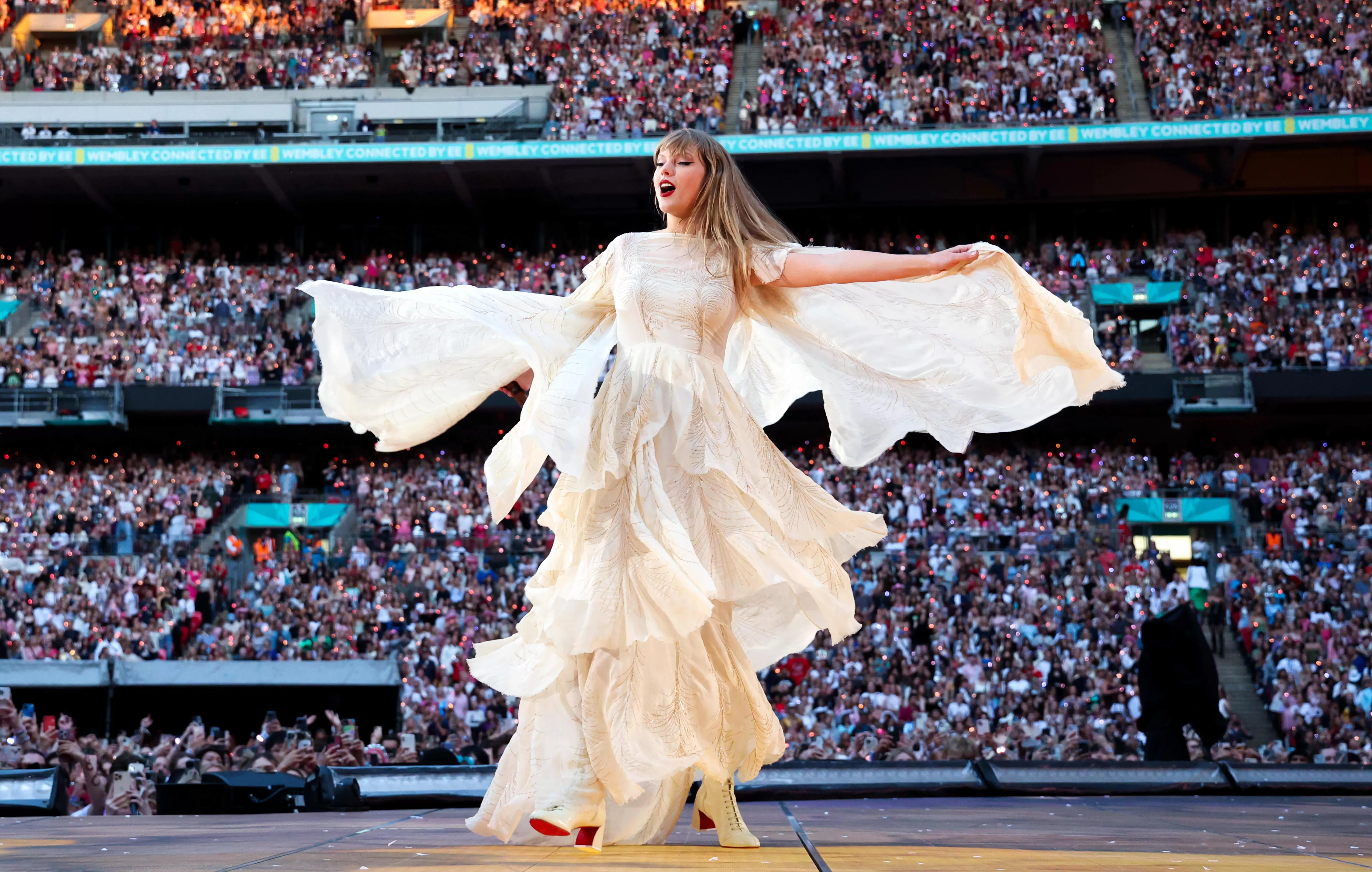 Taylor Swift UK Eras Tour: show kicks off in London's Wembley Stadium