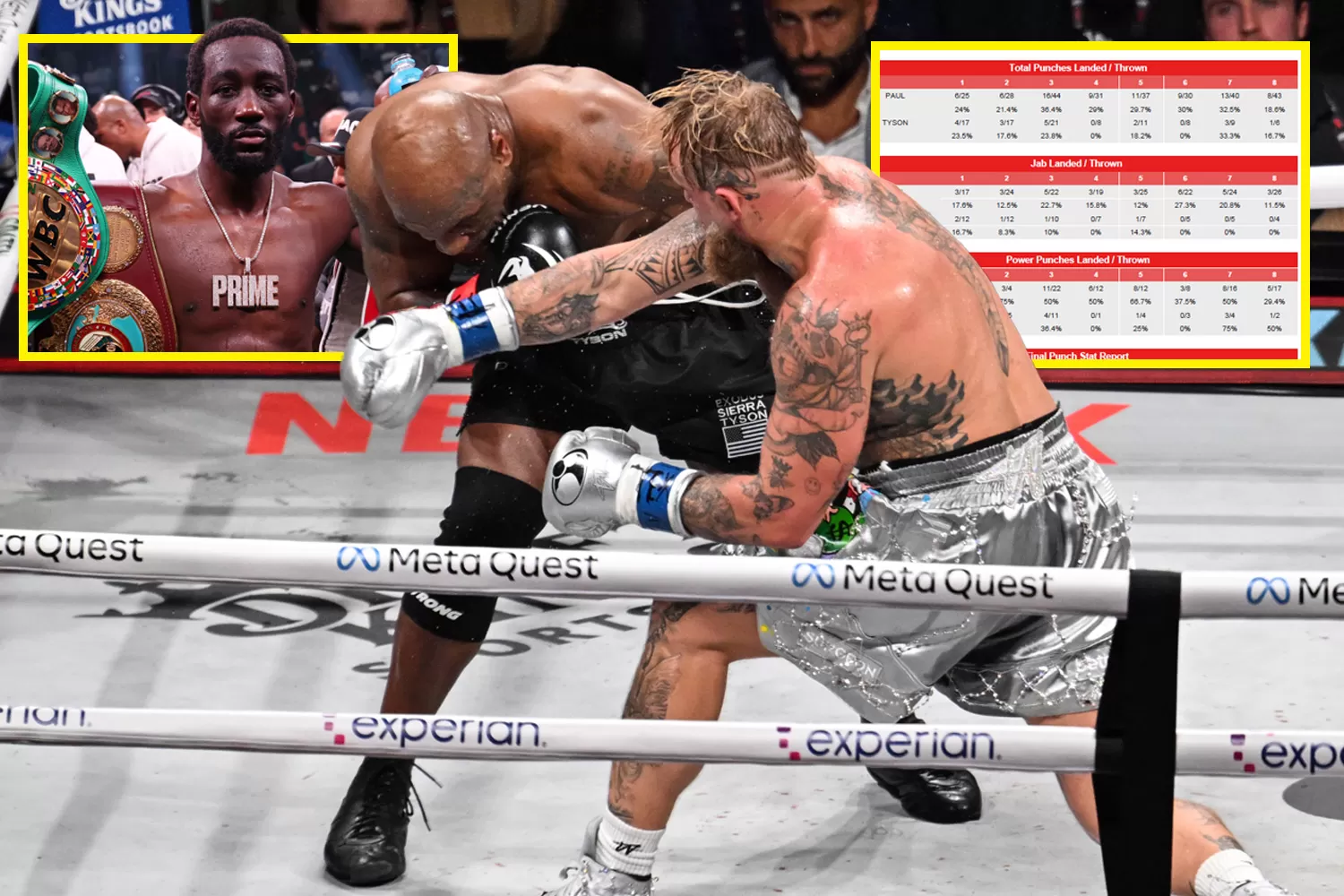 Ringside footage shows how Mike Tyson struggled against Jake Paul in his  dramatic loss