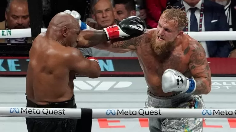 Jake Paul beats 58-year-old Mike Tyson as the hits don't match the hype |  CBC Sports