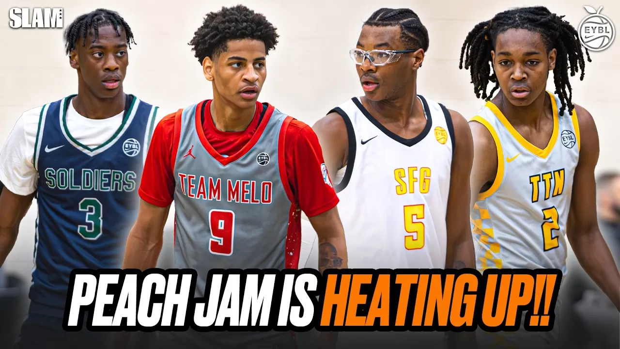 Bryce James MEAN BLOCK 🤬🔥 | Kiyan Anthony Dropped 27 | Peach Jam Day 7  Recap 🍑 - YouTube