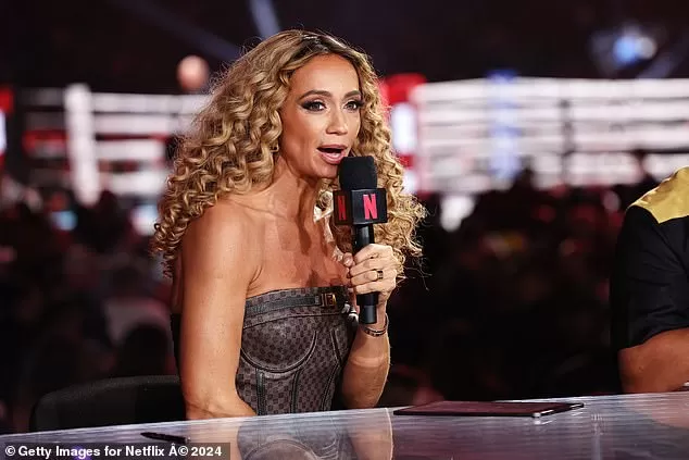 Kate Abdo left fans baffled as she hosted Netflix's coverage of the Jake Paul-Mike Tyson fight