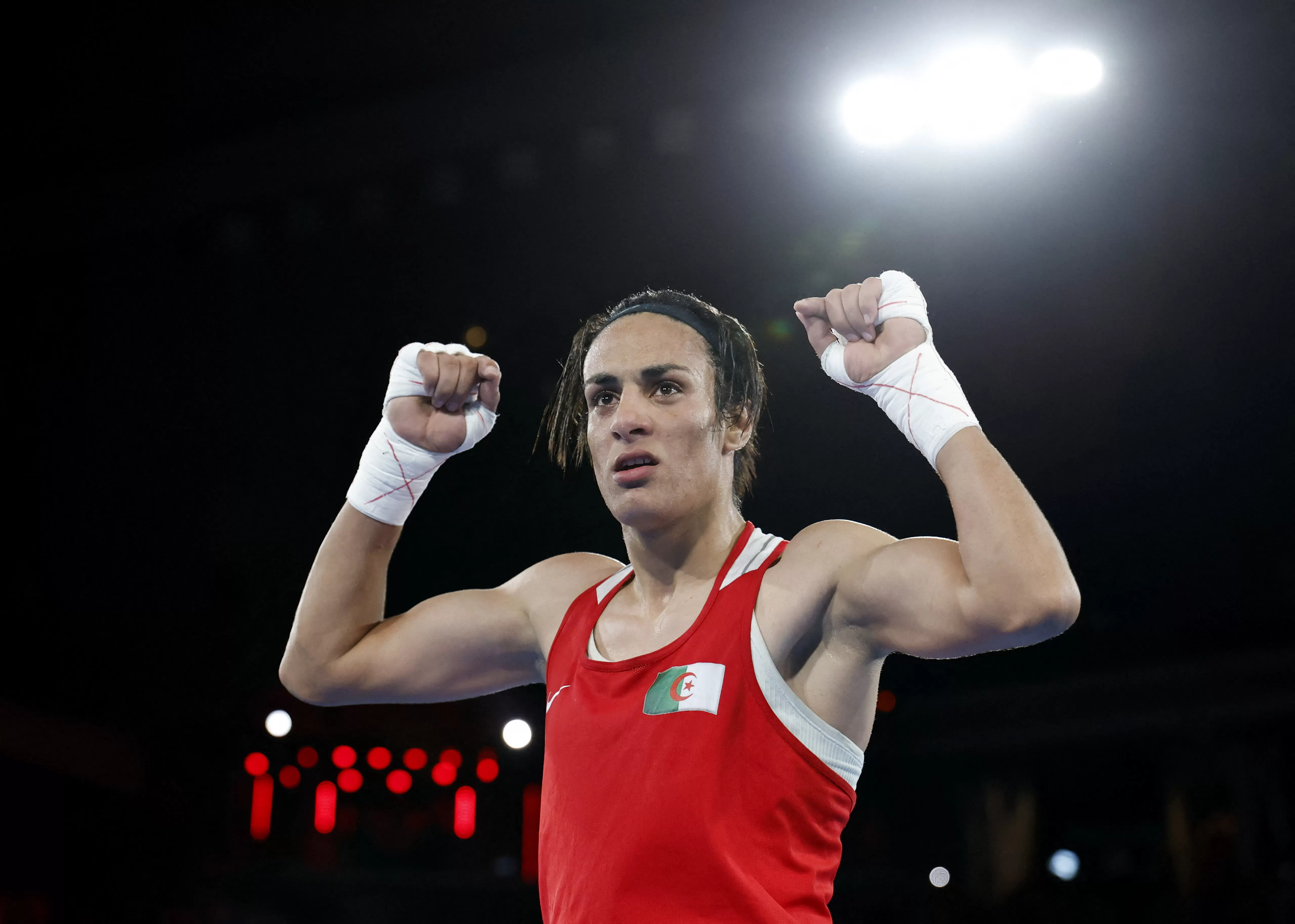 Gender row boxer Imane Khelif is 'biological man' leaked report claims  after athlete won gold in Paris Olympics | The Sun