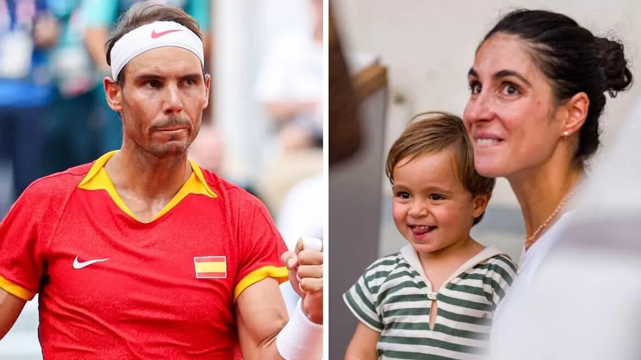 Rafael Nadal sends emotional message to wife and son after 'suffering' at  Olympics - YouTube