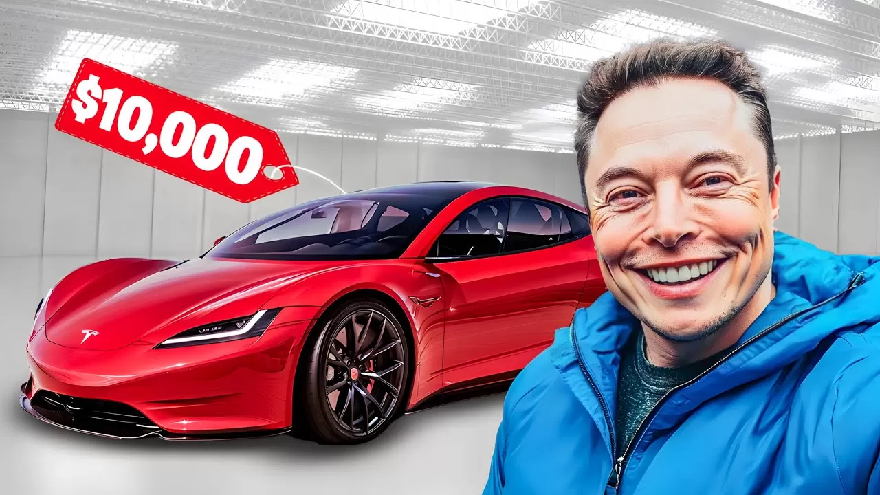 Elon Musk: "I Am Releasing $10,000 Tesla Supercar Today!" - YouTube