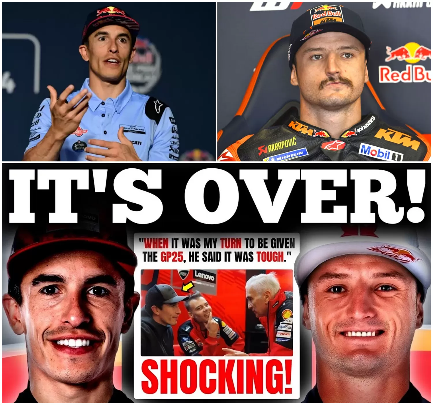 Cover Image for HUGE TENSION at DUCATI After Marquez SHOCKING Statement About GP25 & Miller to PRAMAC Yamaha!