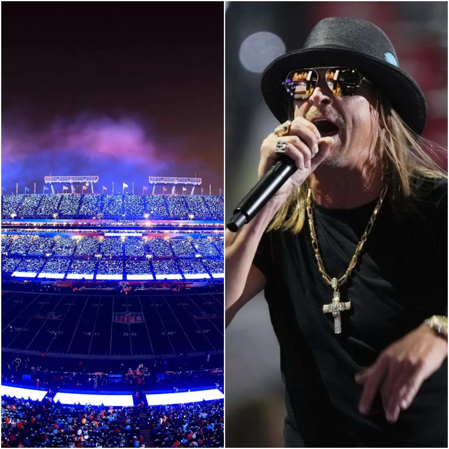 Cover Image for 🌎 Kid Rock refuse le million de dollars de la NFL pour chanter l’hymne national lors du spectacle de la mi-temps de Noël : « Je le ferai gratuitement »