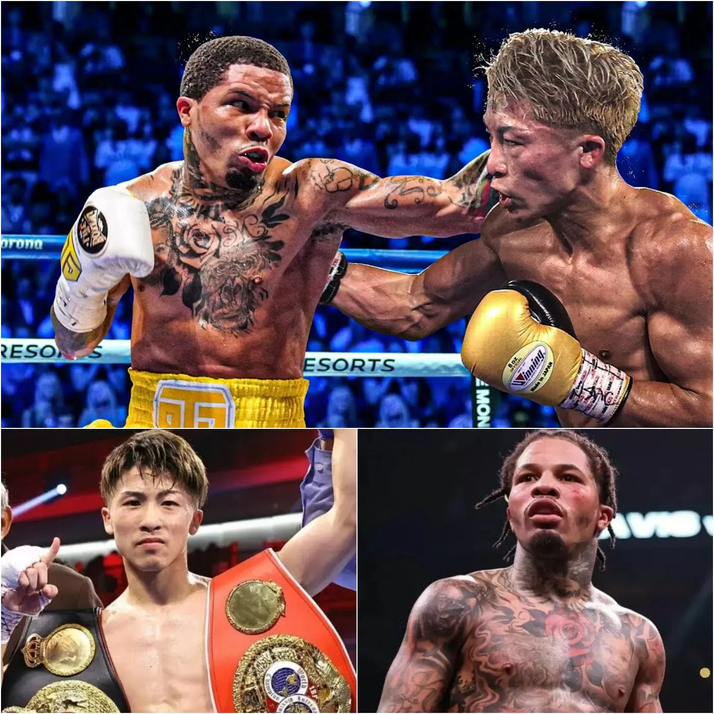 Cover Image for Sh0cking Turn of Events: Gervonta Davis Knocks Out Naoya Inoue, Ending His Winning Streak and Costing Him $150 Million